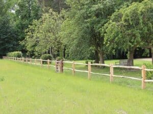Post & Rail Teichschutzzaun
