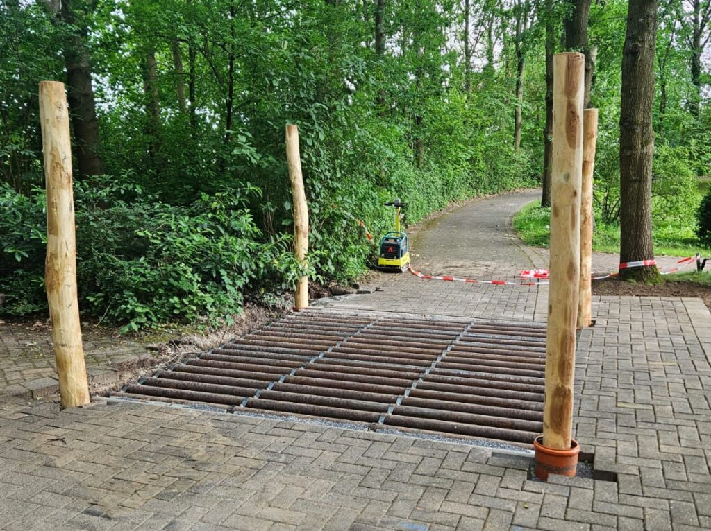 Cattle Grid mit ZaunPfosten